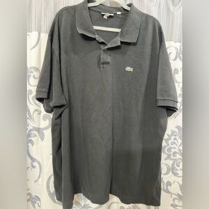 GUC Lacoste Men's Black Polo Shirt‎ Size 4XLB
